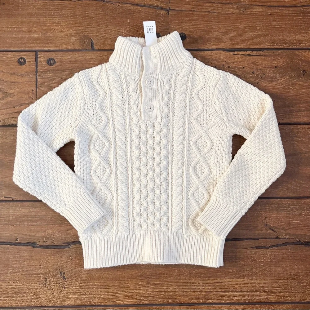 NWT GAP Kids Cable Knit Sweater
